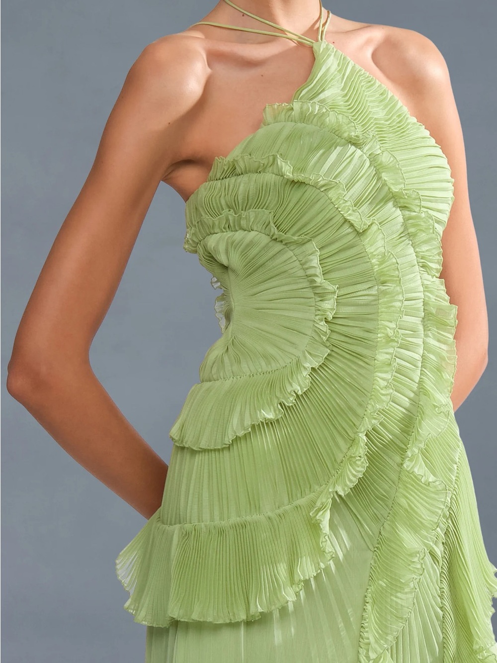 Amur Lorelie Halter Gown